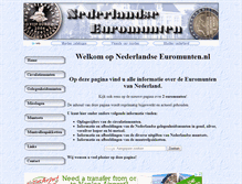 Tablet Screenshot of nederlandse-euromunten.nl